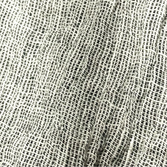 100% Linen Smock Lagenlook Tunic Top Batwing Sleeves Button Front Detail Size Sm - Picture 5 of 8